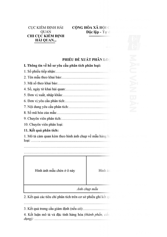 Chứng từ kèm theo (hóa đơn thương mại, vận đơn, hợp đồng mua bán)