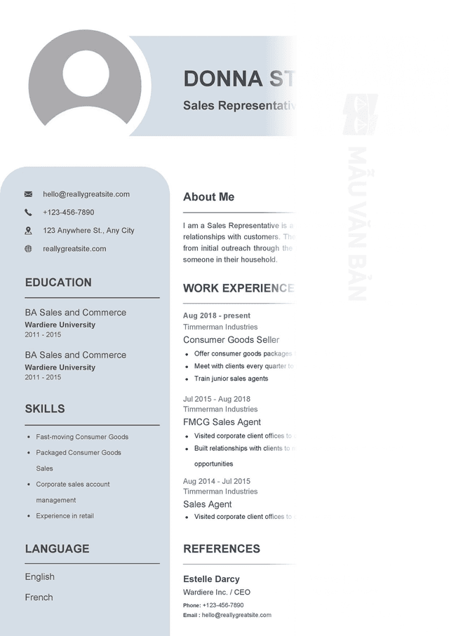 CV xin việc tiếng anh