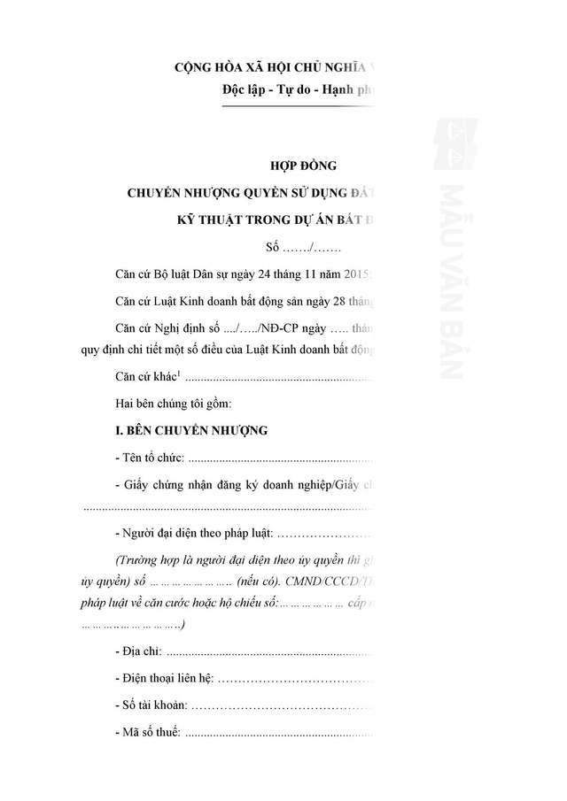 Giấy tờ mua bán nhà ở