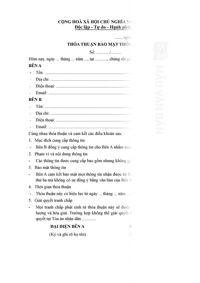 Cam kết thanh toán nợ sau khi hết thời gian giãn nợ